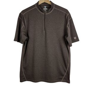 Kuhl Men's Quarter Zip Coffeenna Shirt